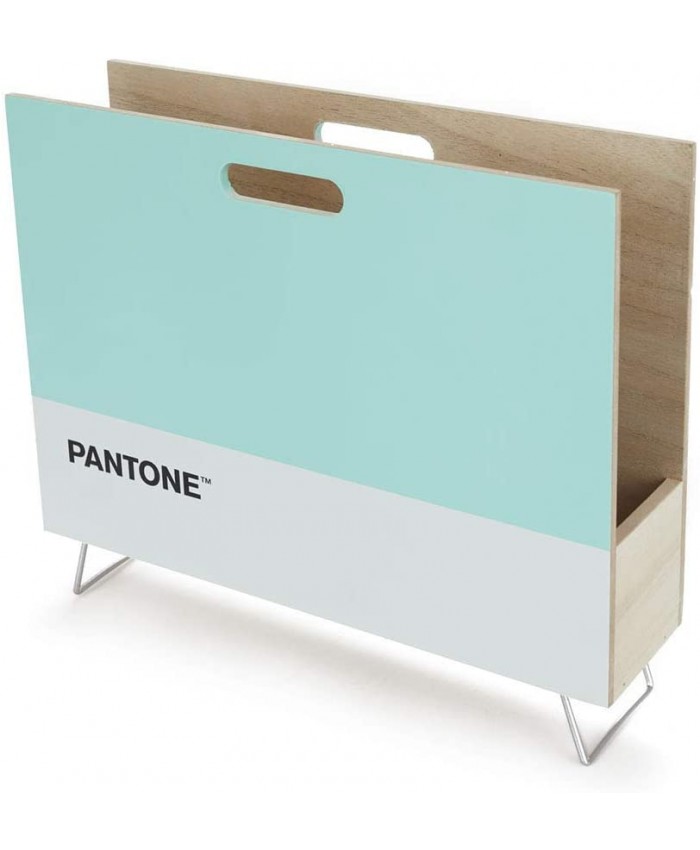 Balvi Porte-revues Pantone Couleur Turquoise Range Magazines décoratif pour journaux Documents au de - B088T49QMH