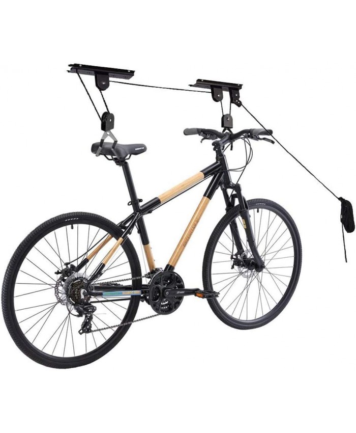 Support de plafond de vélo support de suspension de poulie de vélo support de rangement pour échelle canéo vélo taille unique - B08S3DNJR5