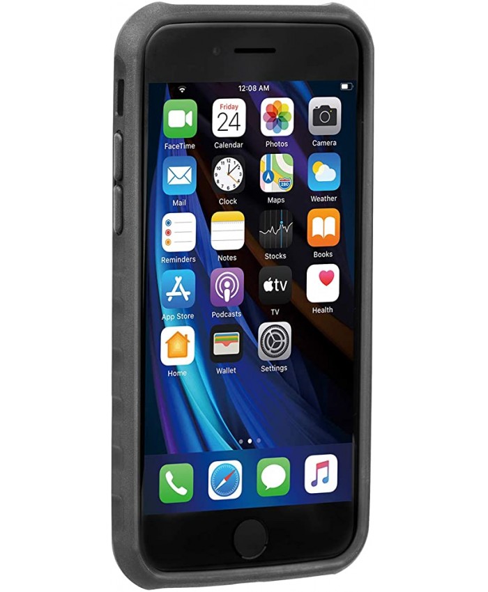 TOPEAK RideCase Apple iPhone 7-8-SE -Black Accessories-Smartphone Adulte Unisexe - B08B5R54X7