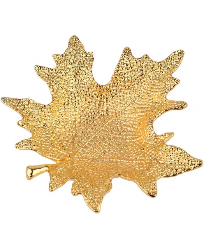Petite bague en forme de feuille d'or pour bijoux Plateau décoratif pour collier boucles d'oreilles bagues bracelet organiseur de fête de mariage - B08JTP8PHG