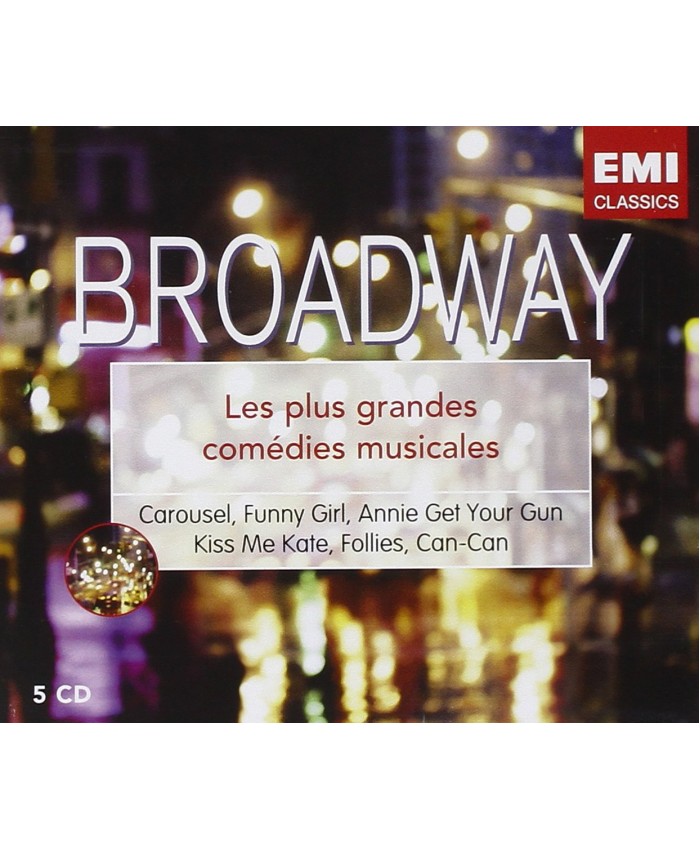 Broadway : Les Plus Grandes Comédies Musicales Coffret - B000V1Z0HQ