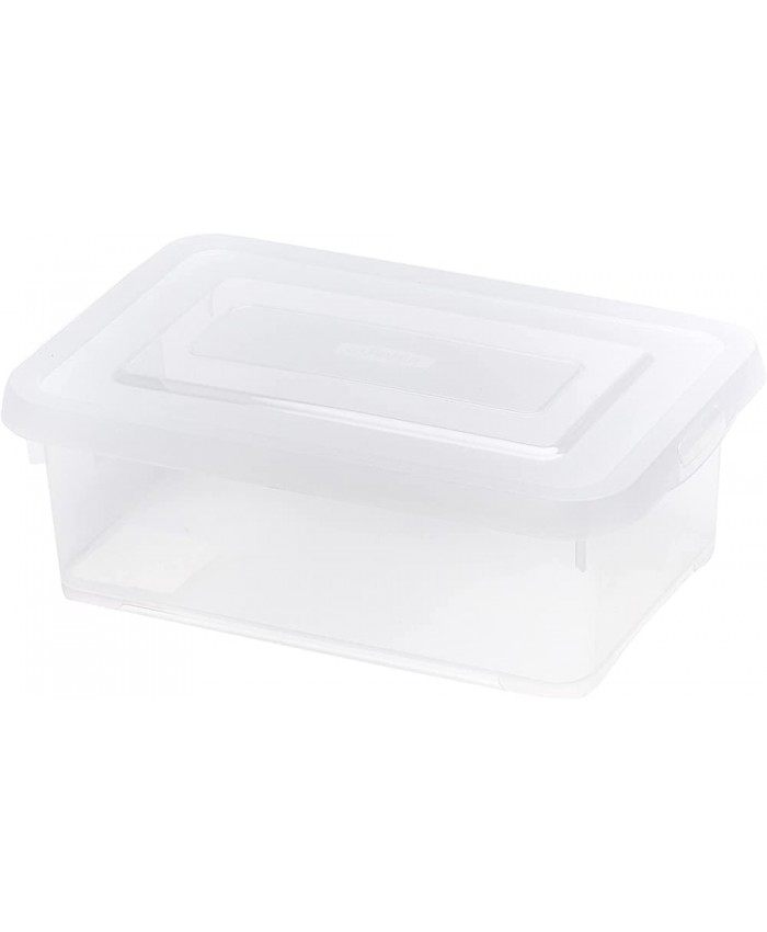 CURVER | Boîte de rangement Handy box 4L avec couvercle Transparent 29,4 x 19,4 x 10 cm Plastique - B01IEKKOGW