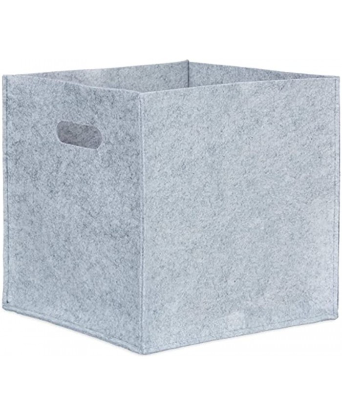 Boîte de Rangement,Cube de Rangement Tissu,Caisse de Rangement,paniers de Rangement Pliables 33 x 33 x 33 cm Gris - B09LCQDTWC