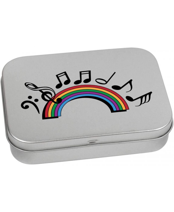 Azeeda 110mm x 80mm 'Musique Rainbow' boîte de Rangement TT00095621 - B07D7J3N99