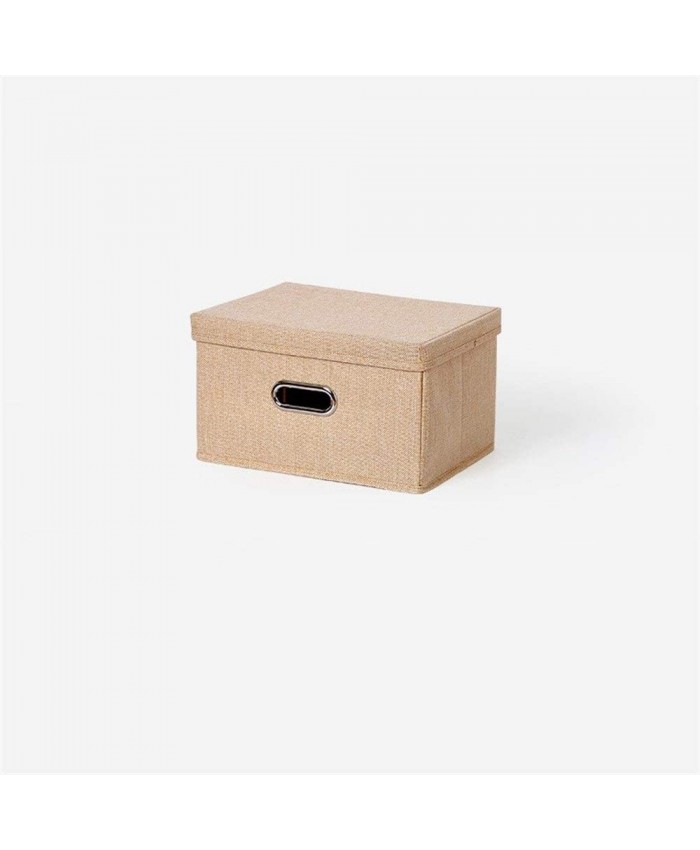 HWH Boîte de rangement supérieure à double poignée cube en tissu facile à nettoyer boîte de rangement pour cosmétiques empilable de boîte de rangement Boîte de finition - B083S58RCQ