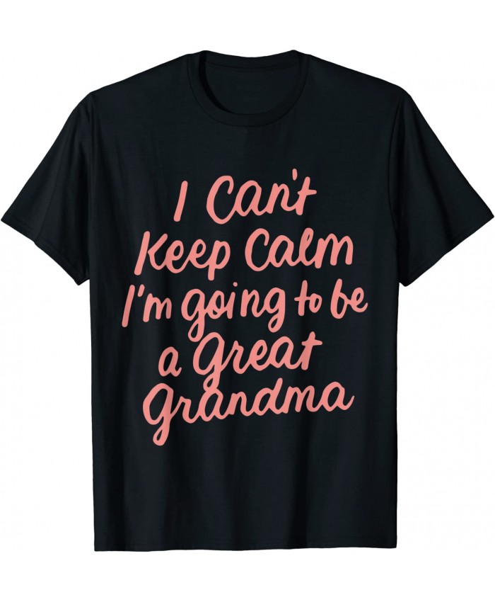 Je vais être un Cadeau d'Annonce de Grossesse de Grand Mère T-Shirt - B0921PR34G