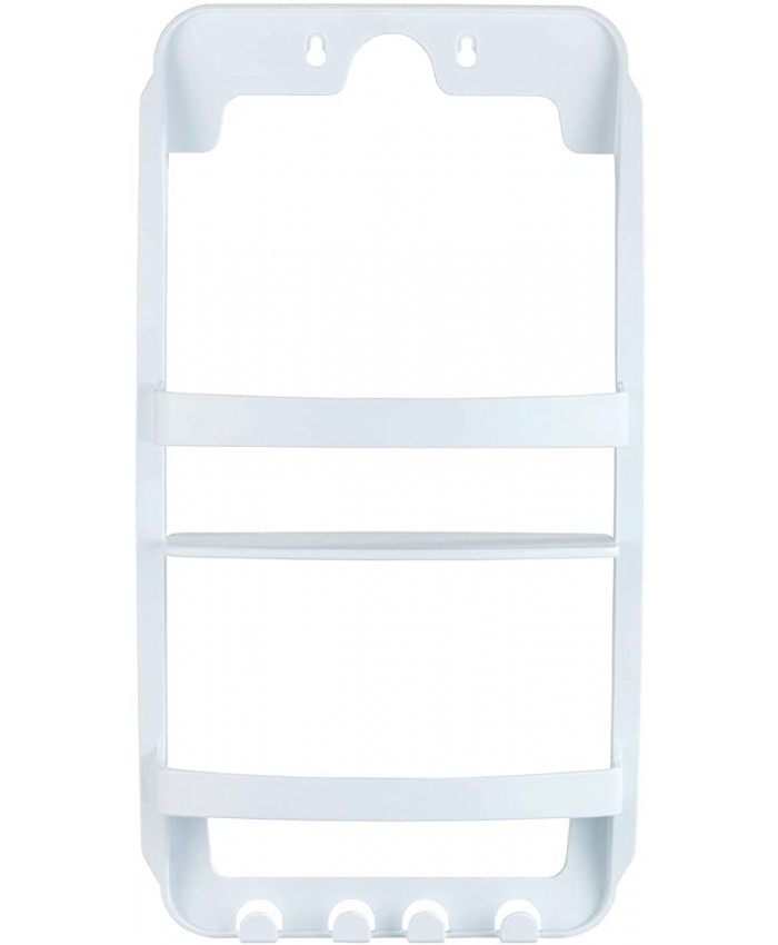 WENKO Etagère de douche universelle Polypropylène 26 x 54.5 x 11.5 cm Blanc - B01D4OYJ96