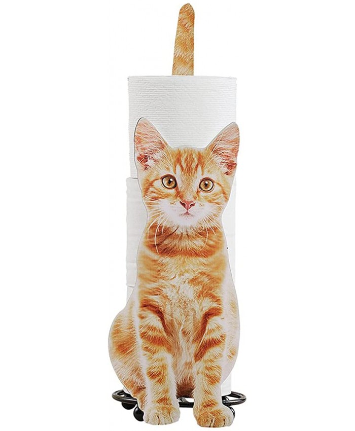 VELIHOME Support de rouleau de papier toilette créatif en forme de chat pour les amateurs de chats - B096ZBRZQ5