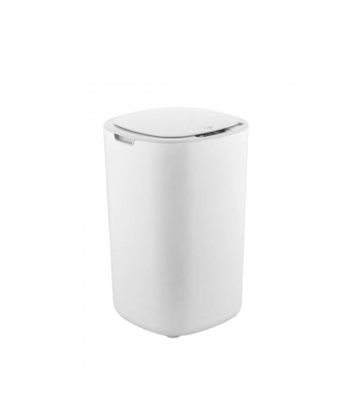 Poubelle à capteur automatique RAYPOW · Poubelle intelligente de 12 litres pour cuisine chambre salle de bain et bureau · Couleur blanche - B09MZLB6ZK