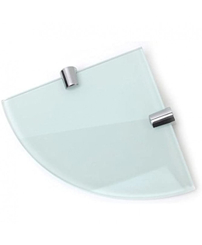 Étagère d'angle en verre trempé de 6 mm environ 200 mm pour salle de bain chambre à coucher cuisine - B071KFJP5D